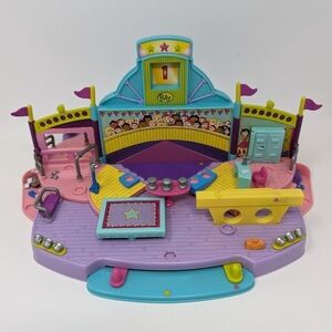 Vintage Polly Pocket Gymfest Magical Movin Pollyville Gym Turnfest 1999
